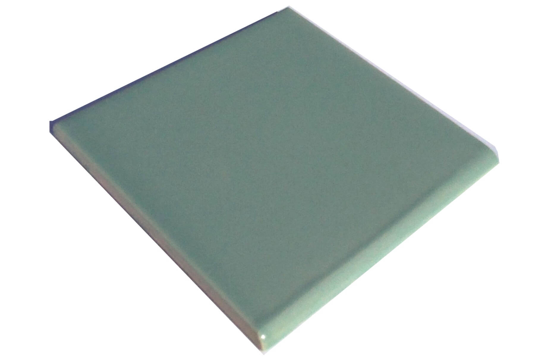 Celadon 3 3/4" Porcelain SINGLE BULLNOSE